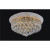 24 Inches Gold Beaded Flush Mount