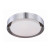 Saturn Collection 3 Light Satin Nickel Flushmount