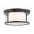 Monroe 3 Light Palladian Bronze Incandescent Flush Mount with an Opal Etched Shade