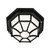 Black Web 9 inch Ceiling Light