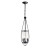 Crystal Elegance Collection 3-Light 120 in. Hanging Natural Iron Pendant