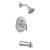 Eva Posi-Temp Tub/Shower Faucet Trim (Trim Only) - Chrome Finish