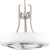 Torque Collection 3 Light Brushed Nickel Foyer Pendant