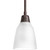 Asset Collection 1-light Antique Bronze Fluorescent Mini-Pendant