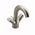 Oblo Two-Handle Monoblock Lavatory Faucet In Vibrant Brushed Nickel