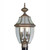 Providence 2 Light Bronze Incandescent Post Head with Clear Beveled Glass