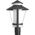 Via Collection 1-light Black Fluorescent Post Lantern