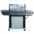 Bradley Grill 4-Burner Stainless