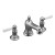 Bancroft Widespread Lavatory Faucet In Polished Chrome