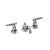 Antique Widespread Lavatory Faucet In Polished Chrome