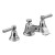 Pinstripe Widespread Lavatory Faucet In Polished Chrome