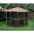 Round Gazebo 3 Seasons 12 Feet  Diameter Sand/Taupe