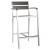 Megapolis Bar Armchair Brushed Aluminum