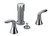 Coralais Bidet Faucet In Polished Chrome