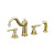 Antique Kitchen Sink Faucet In Vibrant Polished Brass