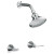 Revival Shower Faucet In Polished Chrome