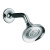 Symbol Multifunction Showerhead With Arm And Flange In Polished Chrome