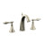 Finial Traditional Widespread Lavatory Faucet With Lever Handles In Vibrant Brushed Nickel