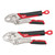 2-Piece Torque Lock Curved Jaw Locking Pliers Set