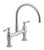 Parq Deck-Mount Kitchen Bridge Faucet In Vibrant Stainless