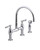 Parq Deck-Mount Kitchen Faucets With Spray In Polished Chrome