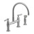 Parq Deck-Mount Kitchen Faucets With Spray In Vibrant Stainless