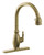 Vinnata Kitchen Sink Faucet In Vibrant Brushed Bronze