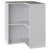 Wall Cabinet Coin 241/4  x 30 1/4 White