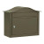 Lunada Locking Wall Mount Mailbox Bronze