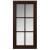 Wood Glass Door Naples  Choco