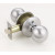 Satin Chrome Commercial Keyed Storeroom Orbit Door Knob