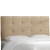 Upholstered Twin Headboard; Premier Microsuede; Oatmeal