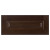 Wood Drawer front Naples 17 3/4 x 7 1/2 Choco