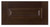 Wood Drawer front Naples 15 x 7 1/2 Choco