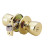 Polished Brass Tulip Privacy Knob