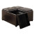 Coffee Table Storage Ottoman With 4 Serving Trays