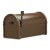 Oil Rubbed Bronze Bungalow Post Mount Mailbox