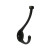 Large Double Hook - Black