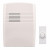 Wireless Battery Operated Door Chime Kit With Off-White Cover