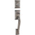 Ashfield Rustic Pewter Finish With Interior Lever Handle Set