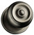 Phoenix passage knob - antique nickel finish