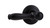 Collections ashfield passage lever- rustic black finish