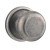Collections hancock passage knob - rustic pewter finish