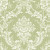 20.5 In. W Green Large Contemporary Damask Wallpaper