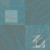 20.5 In. W Teal and Blue Large Marbelized Squares with Metallic Accents Wallpaper