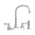 Hampton 2-Handle Kitchen Faucet in Polished Chrome