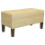 Upholstered Storage Bench In Premier Microsuede Oatmeal