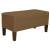 Upholstered Storage Bench In Premier Microsuede Khaki