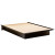 Platform Bed 60 In. And Moulding Black