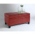 Bella Storage Ottoman - Red